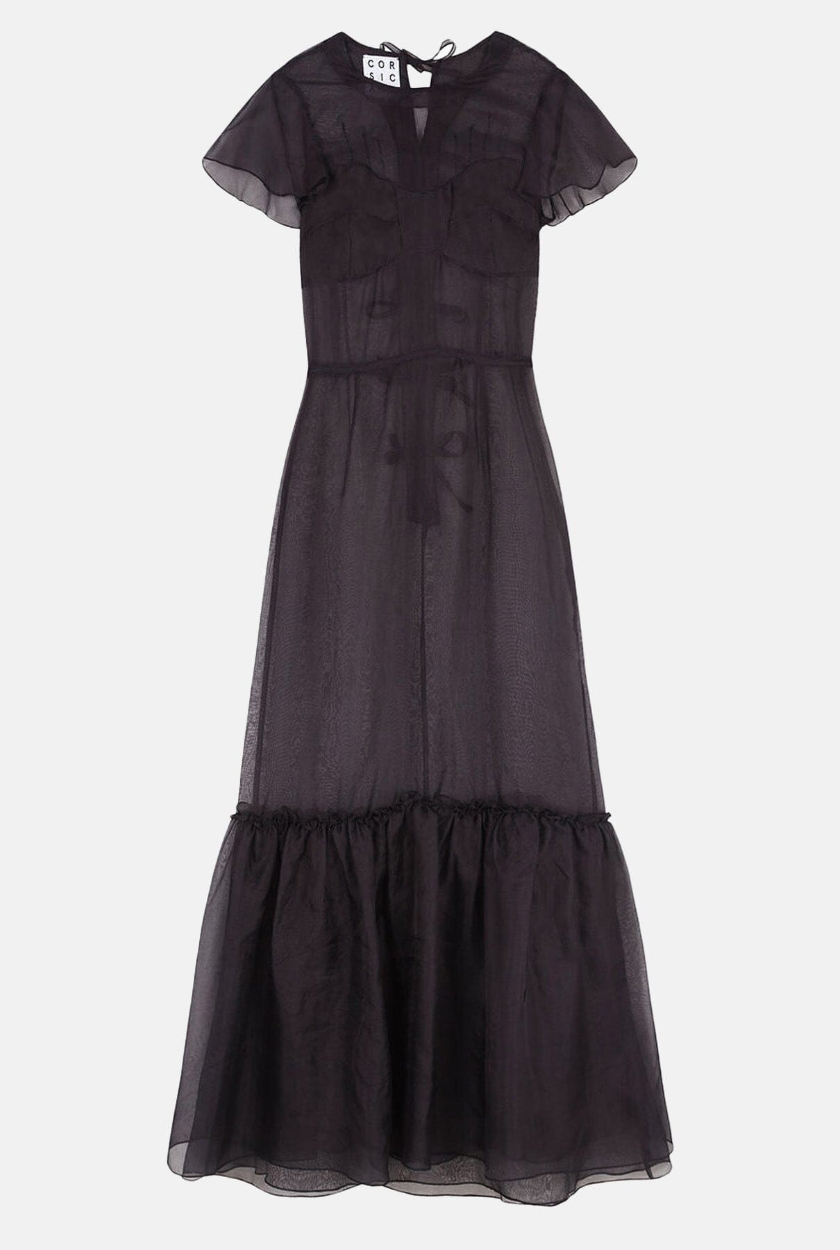 Apron organza dress
