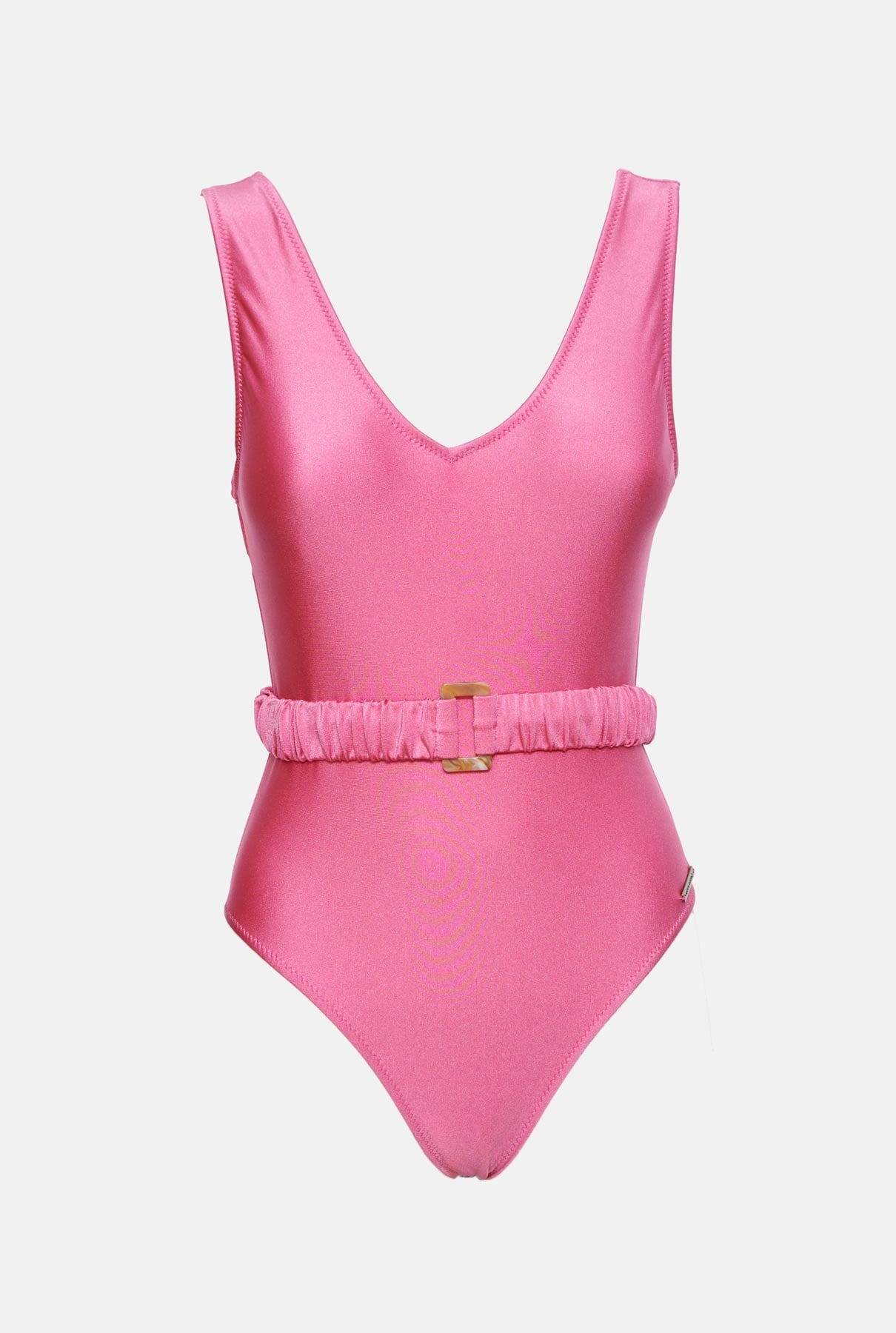 Traje de baño california rosa + cinturón