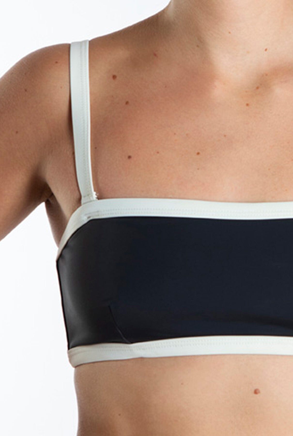 BIKINI TOP BANDEAU ISLA GRIS