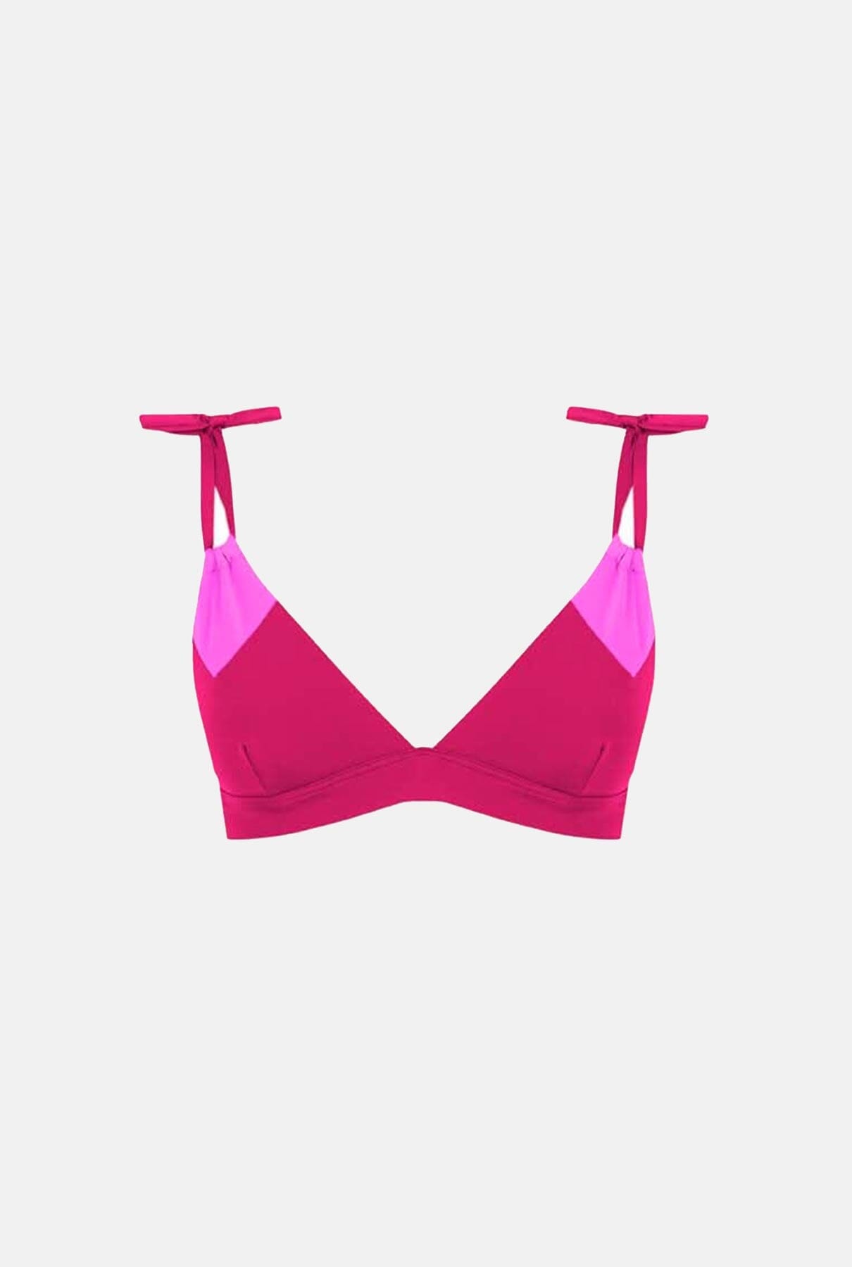 BIKINI TOP ROMBO SALITRE FUCSIA