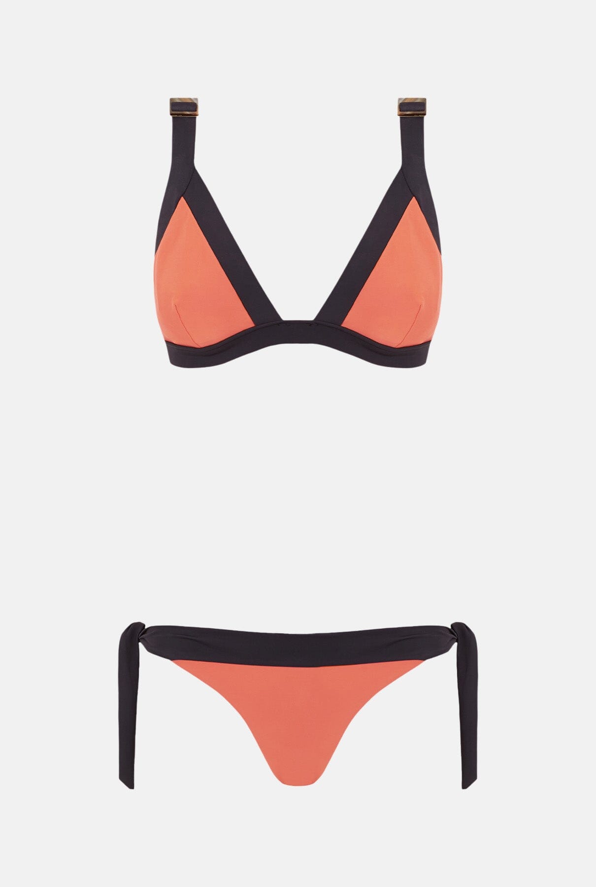 BIKINI TOP TRIANGLE ISLA NARANJA
