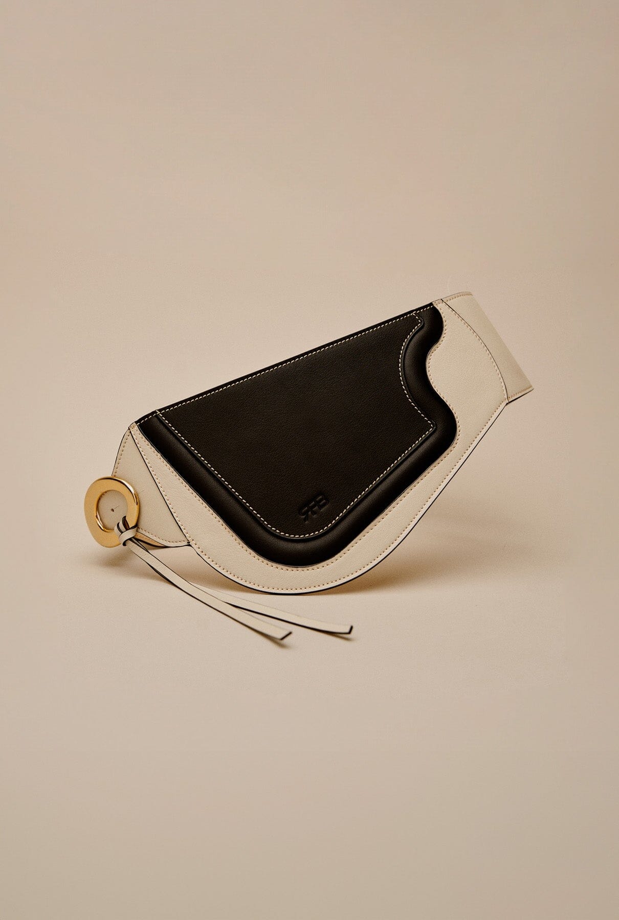 Binomio Bicolor Good Grey Black Leather Corset Belt