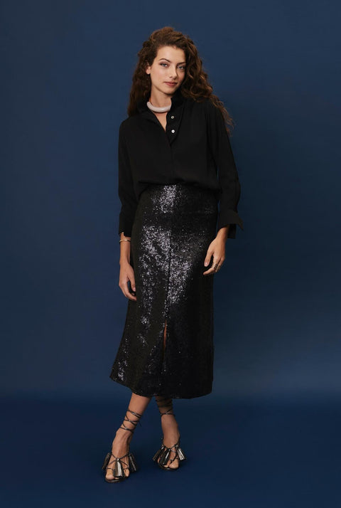 Blusa Charlotte negra