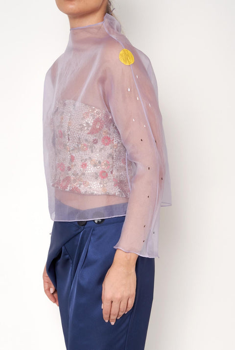 Blusa organza sol y luna
