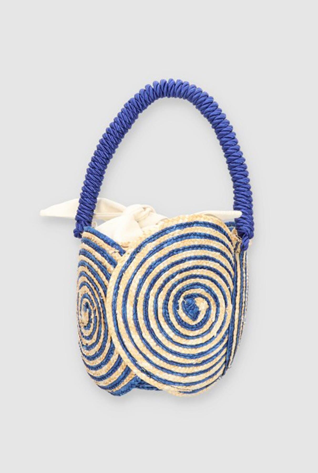 Bolso Yang espiral azul