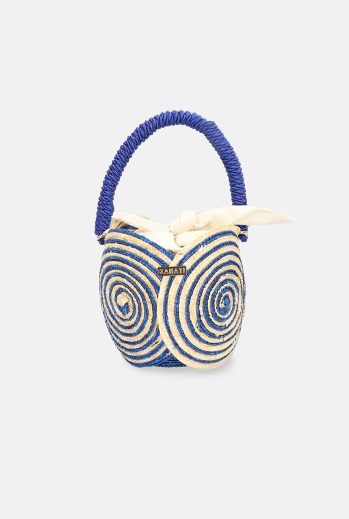 Bolso Yang espiral azul