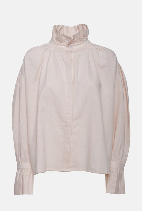 CAMISA BALMORAL LINO CRUDO