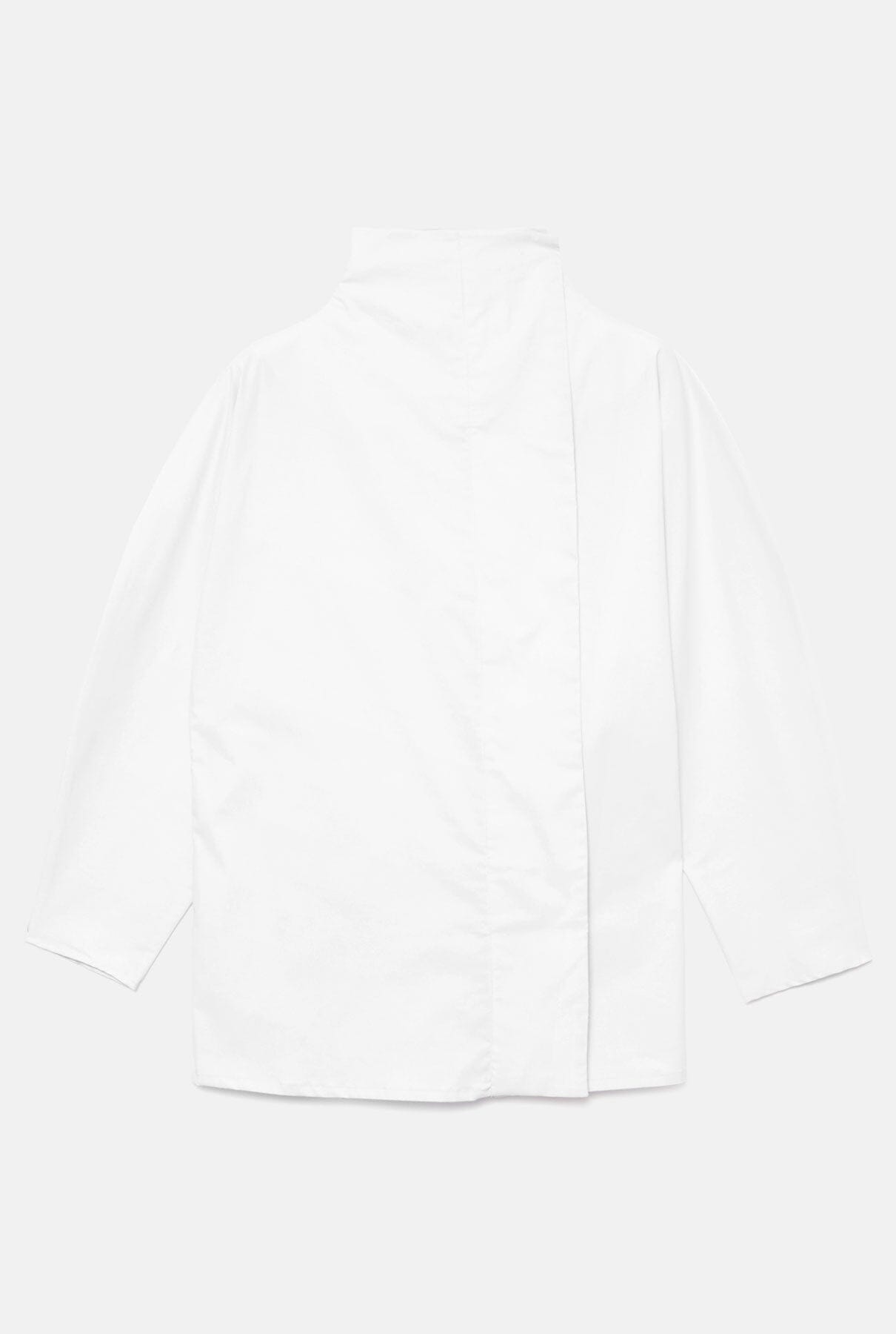 Camisa cierre lateral blanca