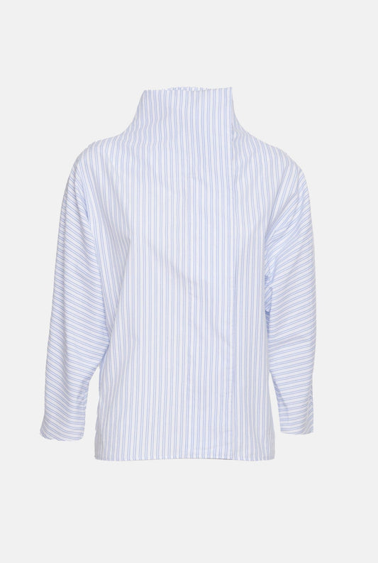 Camisa cierre lateral rayas