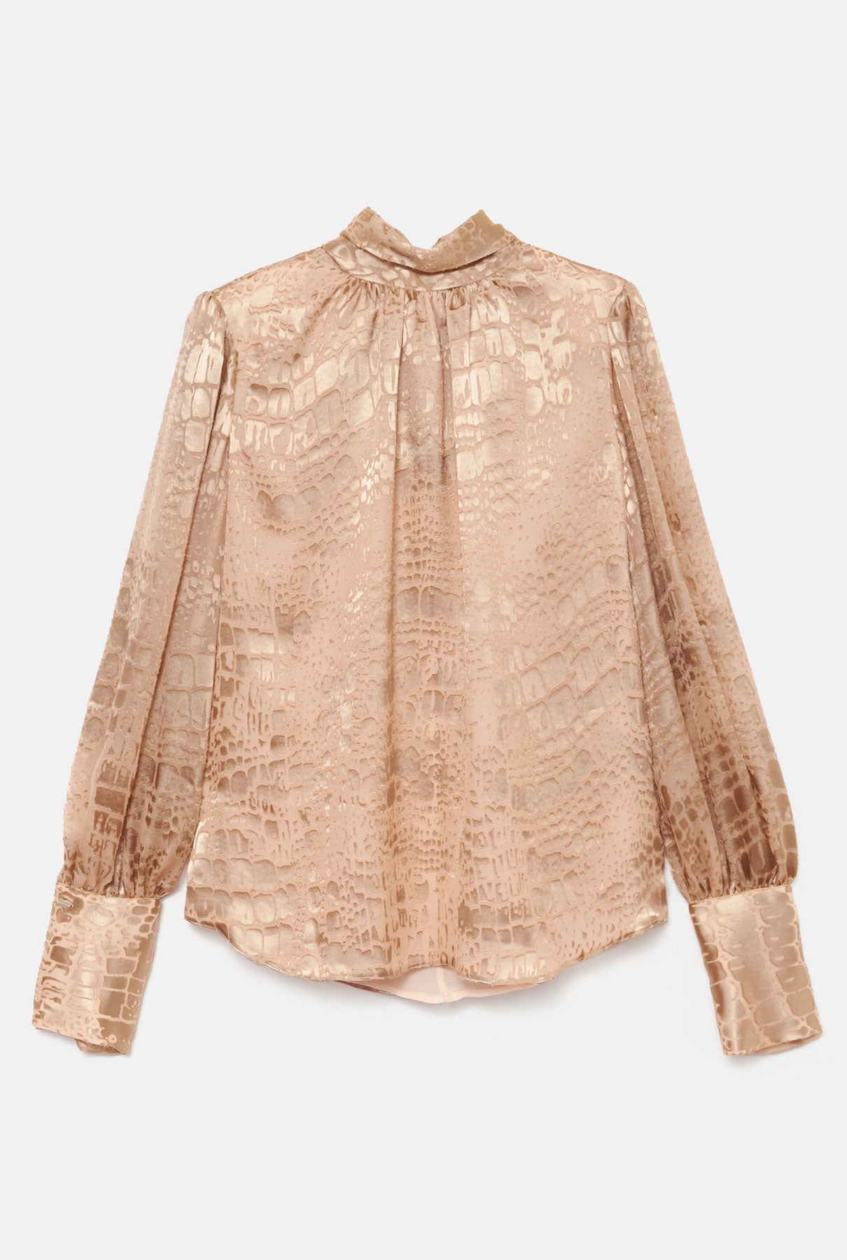 Camisa lazada dorada