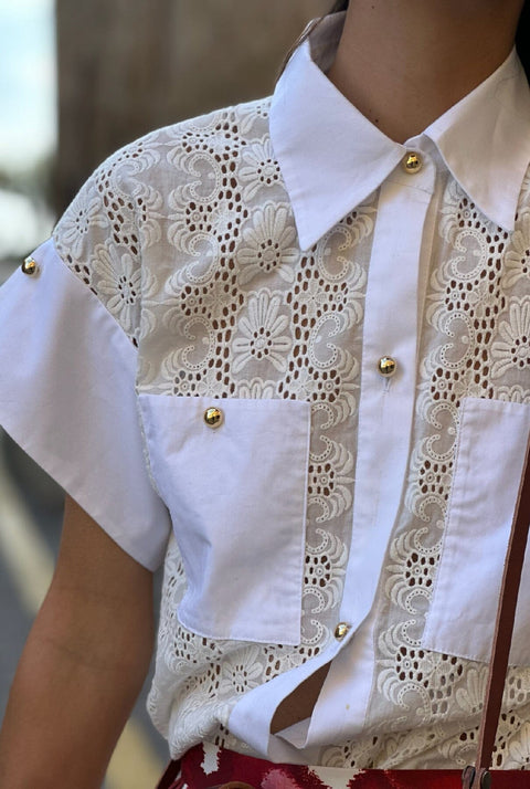 Camisa Margarita Blanca