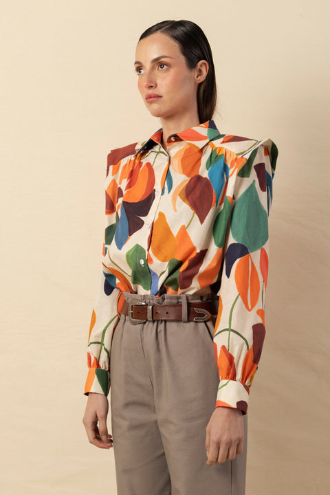 Camisa Marieta tropical