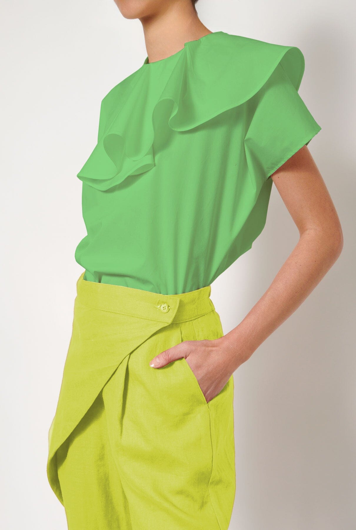 Camisa Valentina verde