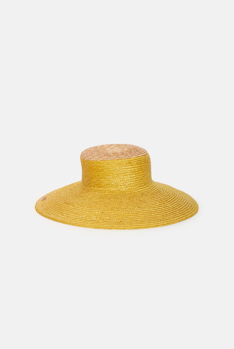 Sombrero copa alta amarillo