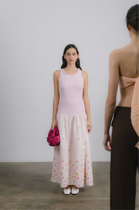 Cosima Dress Pink Floral
