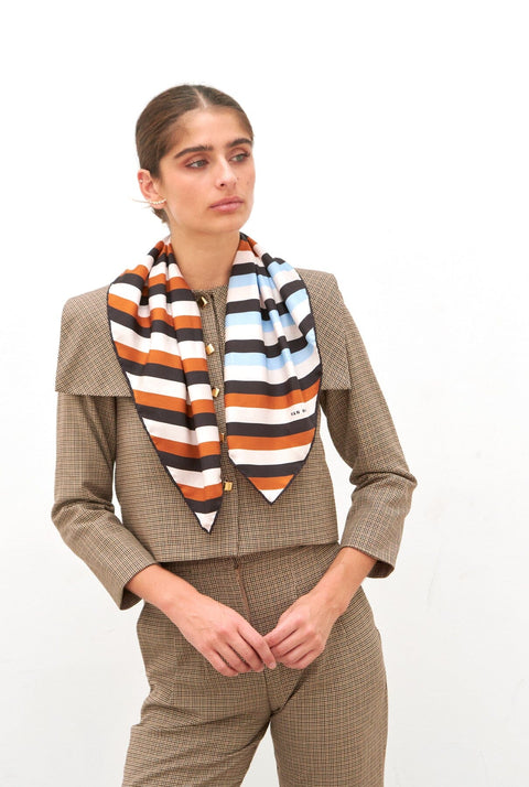 Diagonal stripe camel