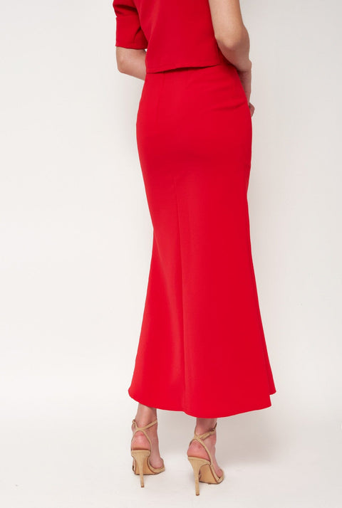 Falda Femés Rojo