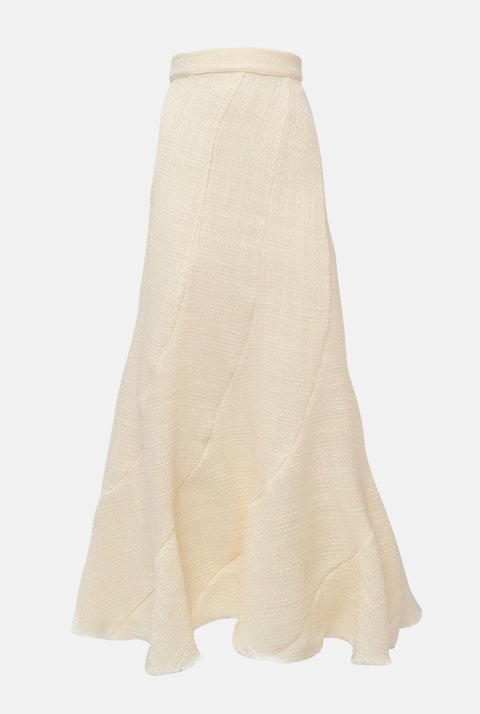 FALDA POIRET ECRU