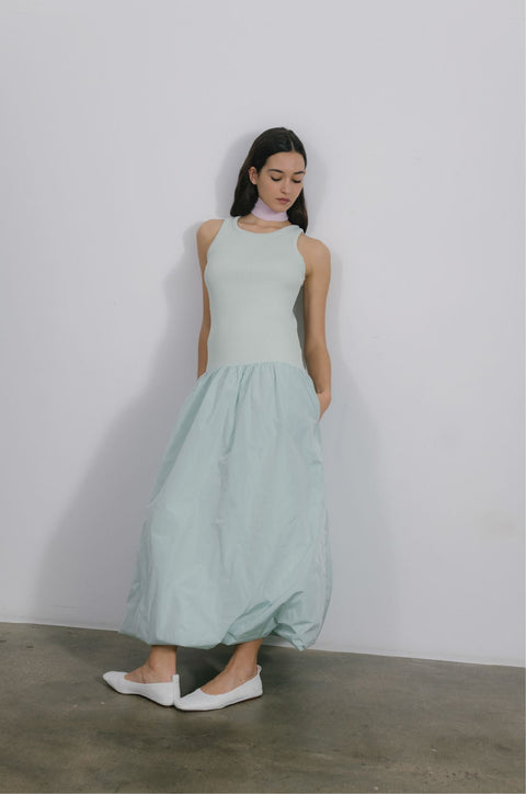Frida Dress Balloon Mint Green