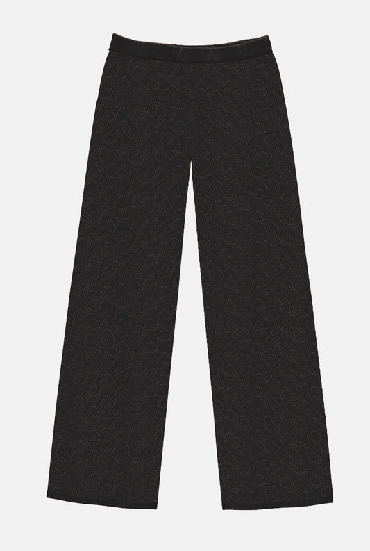 Honeycomb Pants Black