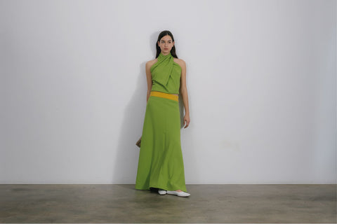 Isa Skirt Lime Green