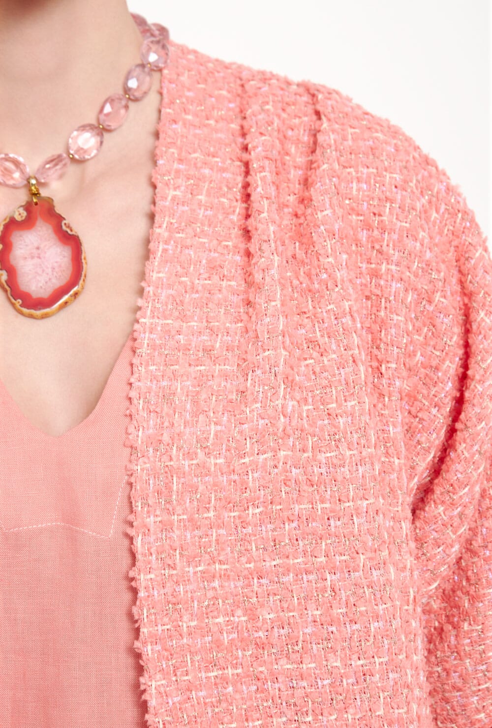 Kimono Joan rosa pastel