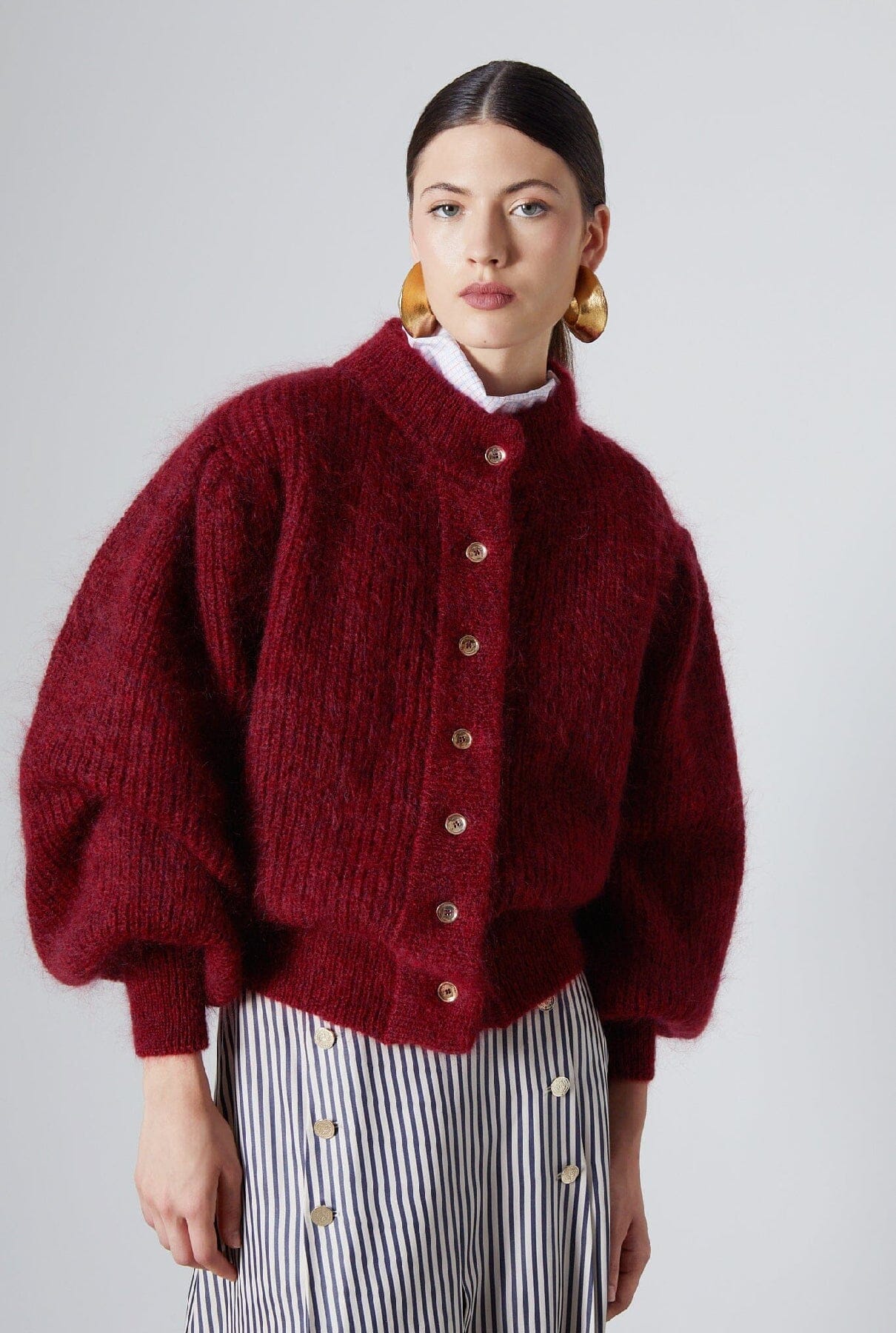 Leandra Cardigan Merlot