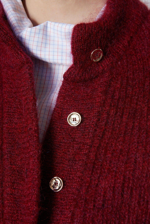 Leandra Cardigan Merlot