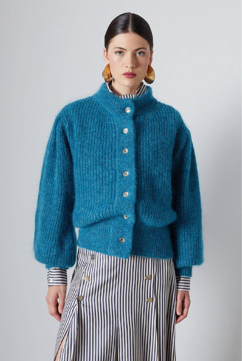 Leandra Cardigan Teal