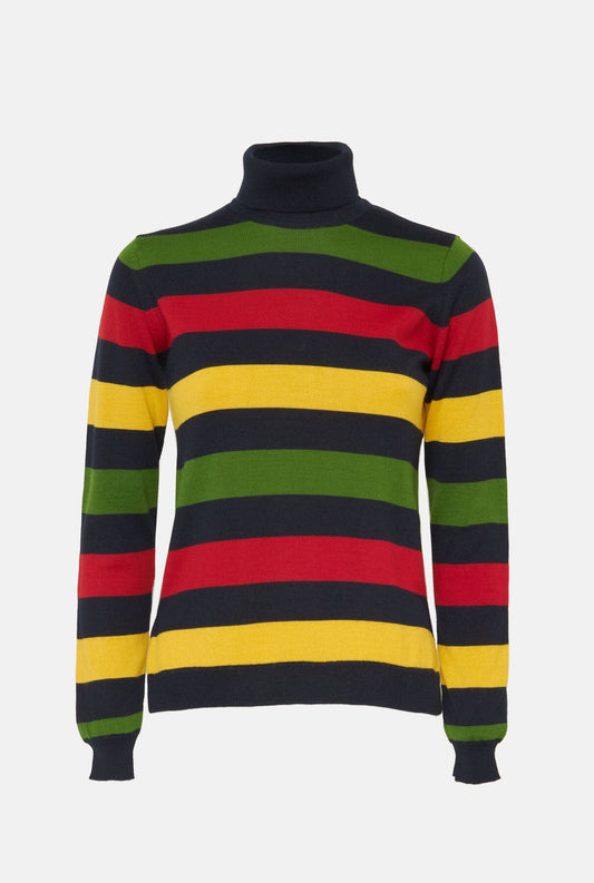 Mariona Roll  Neck - Navy