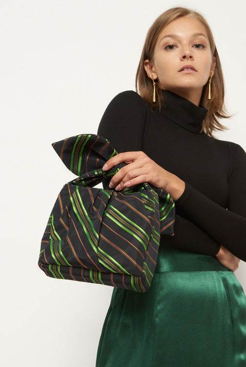Mary Stripe Black