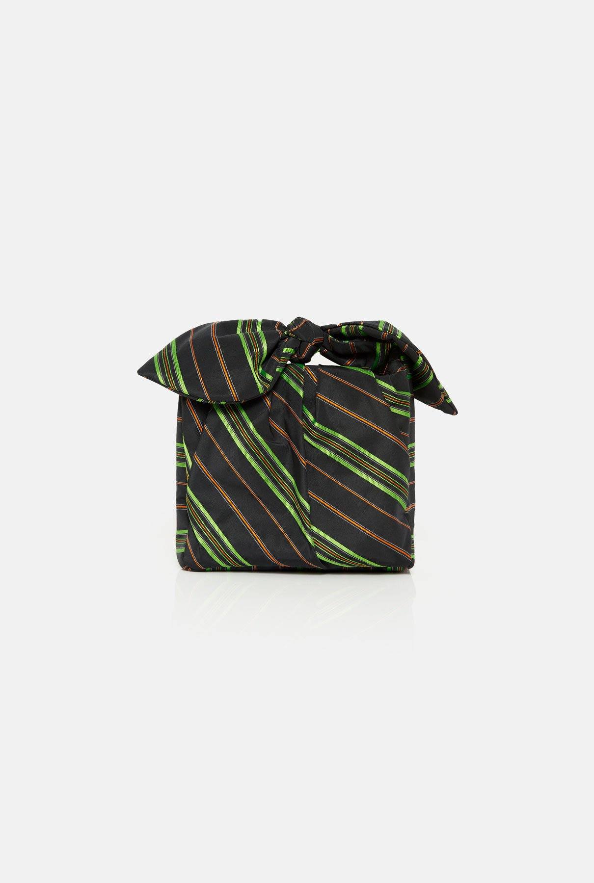 Mary Stripe Black
