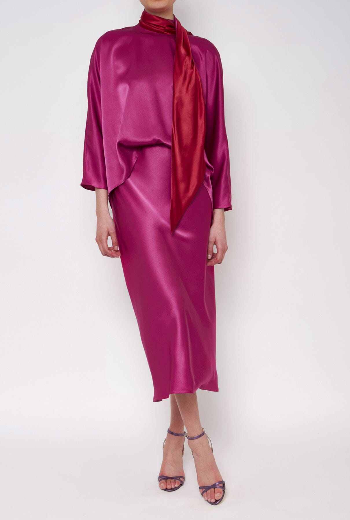 Maxi Falda Lencera Fucsia PRE-ORDER