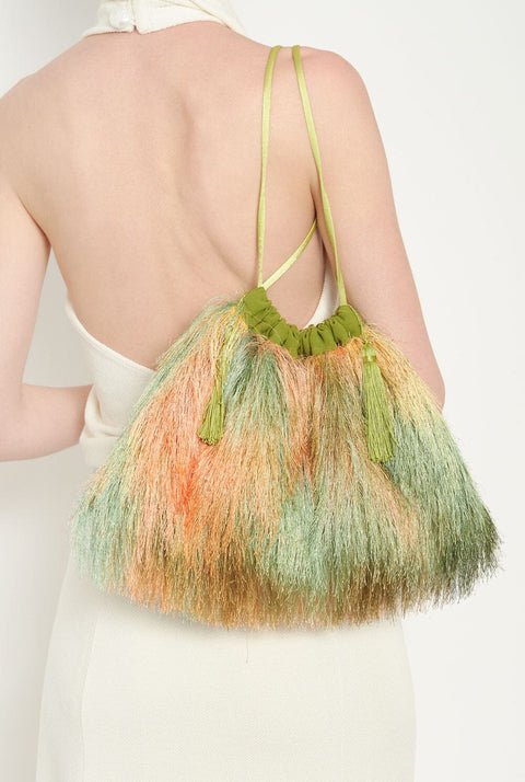 Maxi Omi Fringes Bag Orange