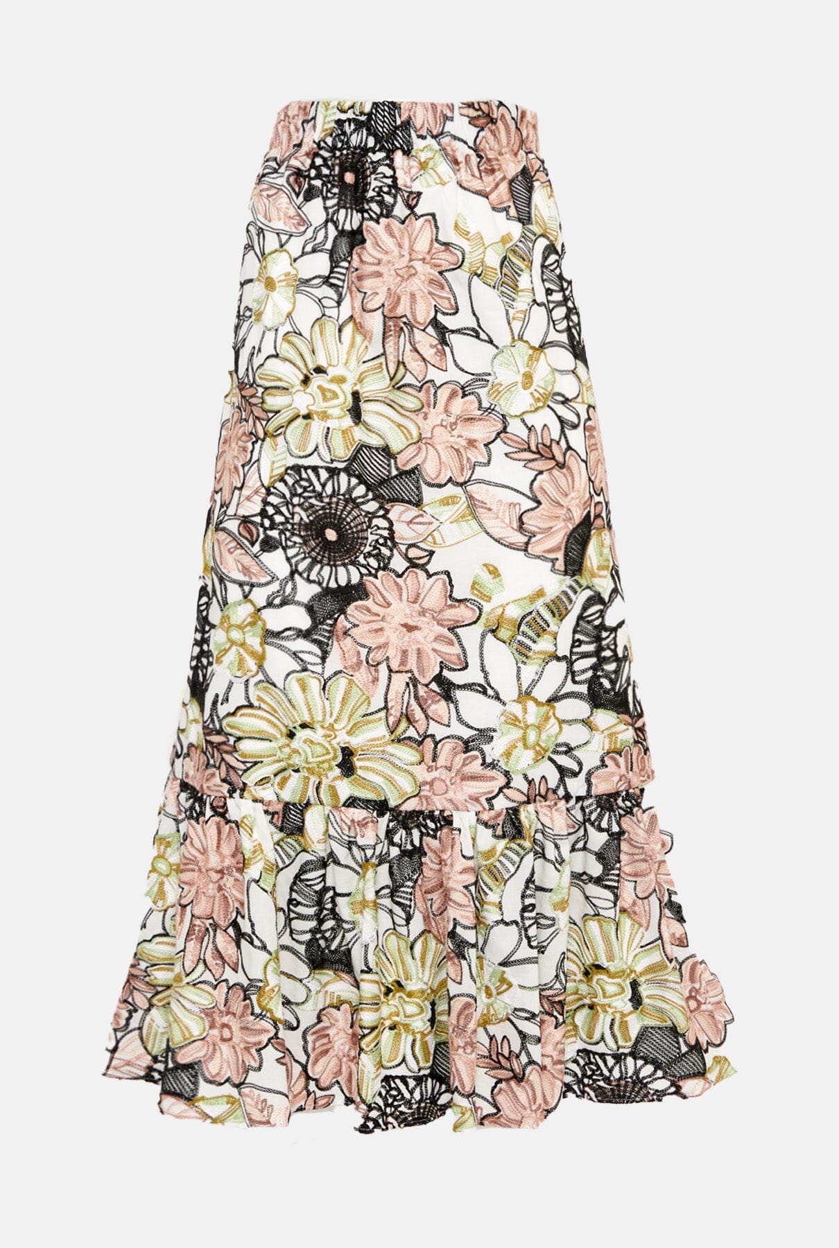 Miranda skirt algodon bordados