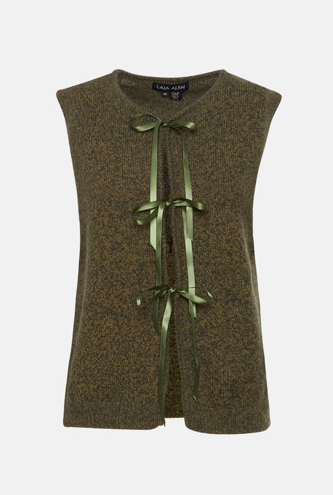 Mumi bow vest - Green