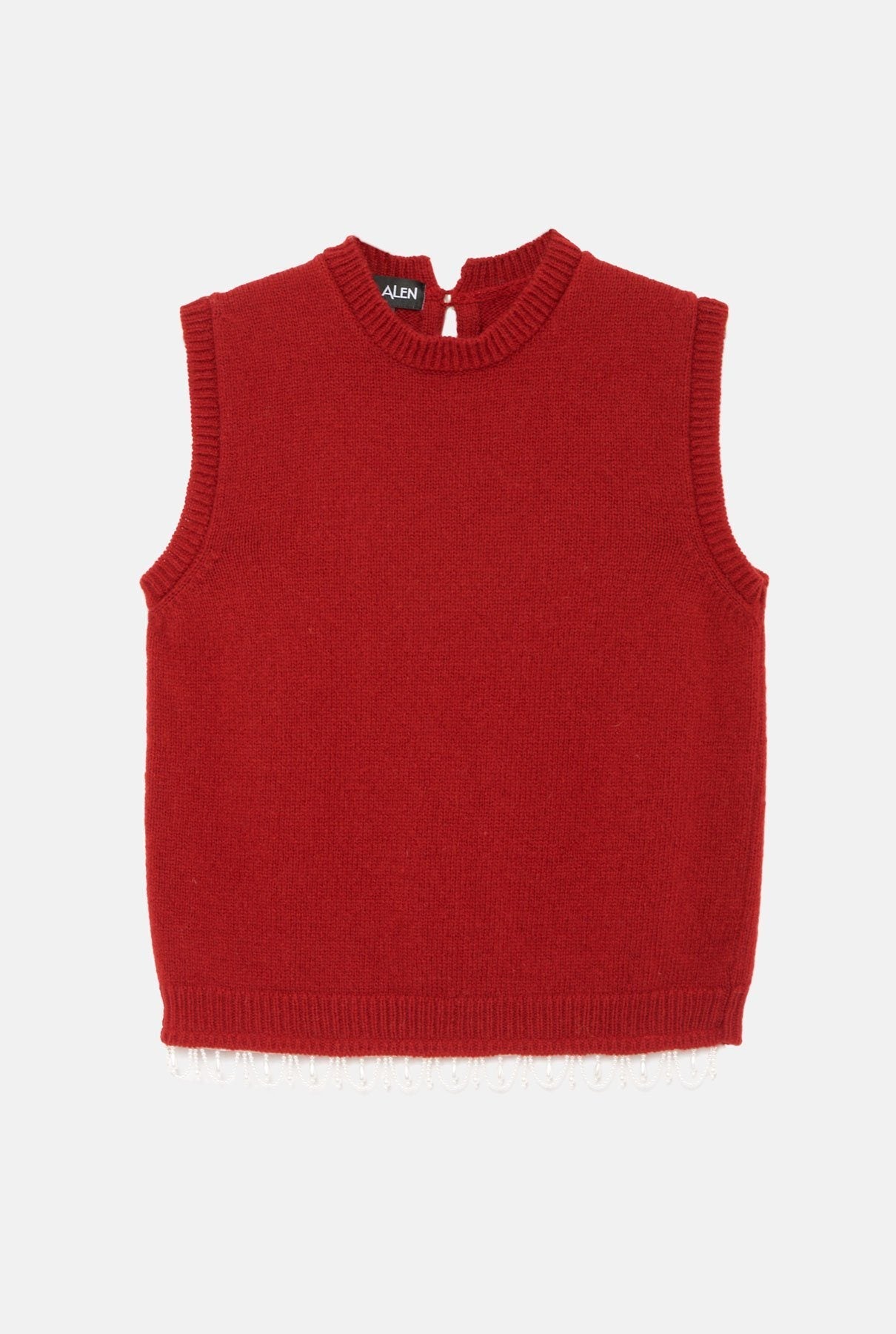 Mumu Pearl Vest - Red