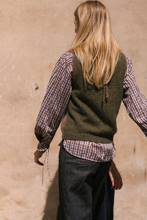 Montse vest - Bicolor