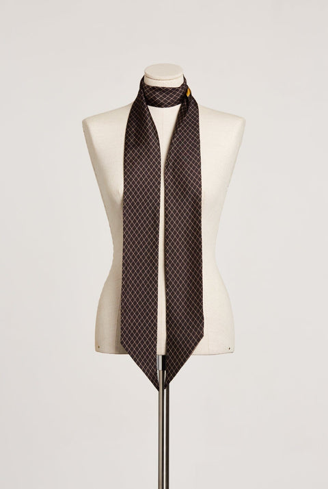 Nolita Check scarf negro