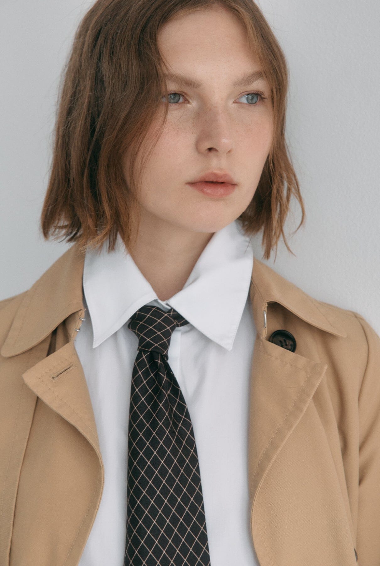 Nolita Check scarf negro