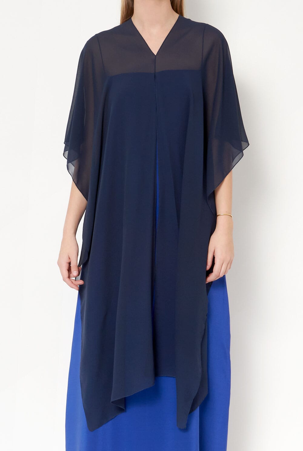 Olga Blue Navy Cape Mottainai