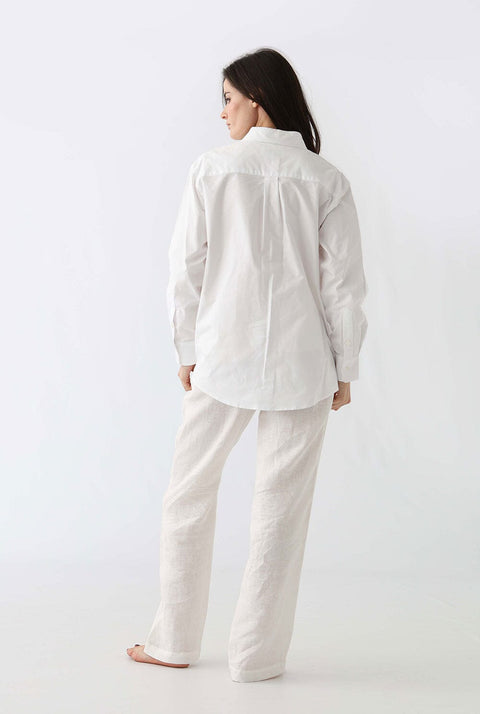 OXFORD SHIRT: WHITE