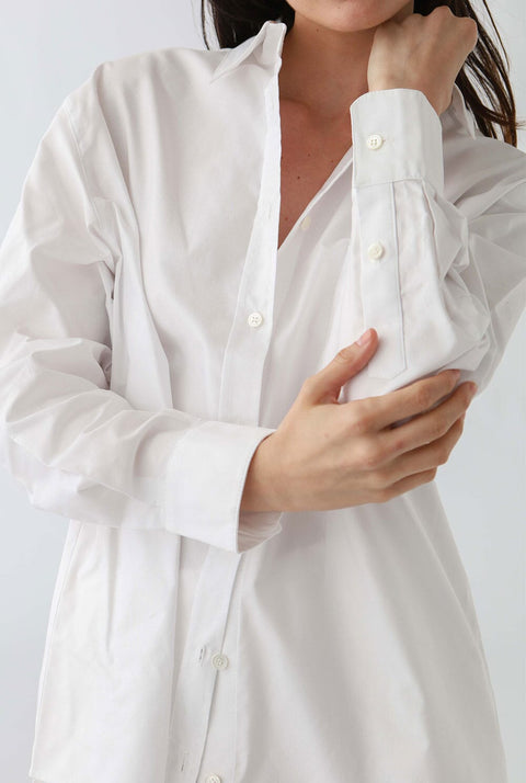 OXFORD SHIRT: WHITE