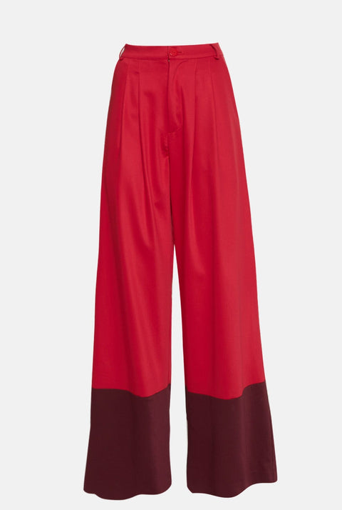 Pantalón Anna Rojo-Granate