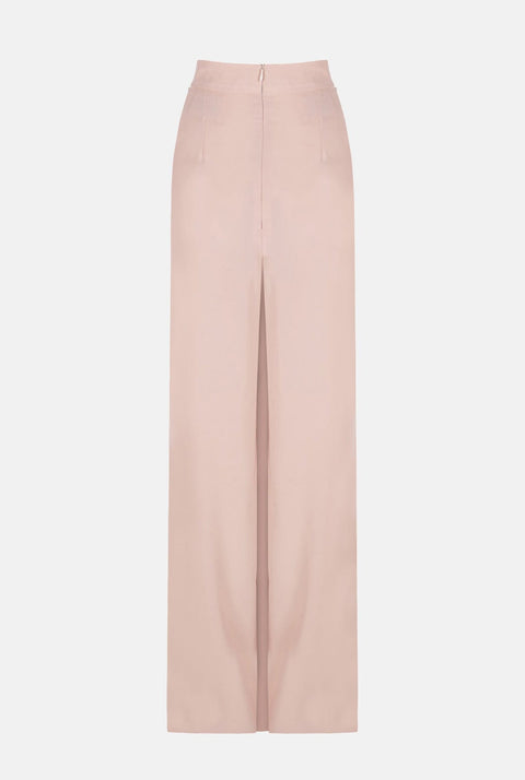 Pantalón envolvente rosa palo