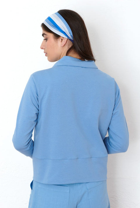 Pañuelo bandeau azul