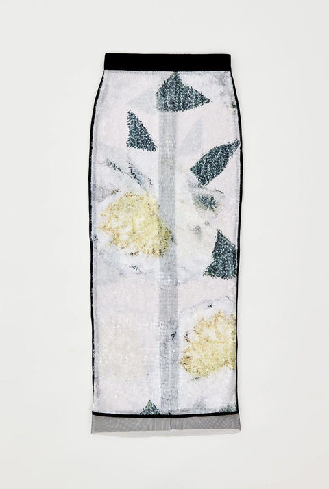 Sequin skirt peonia