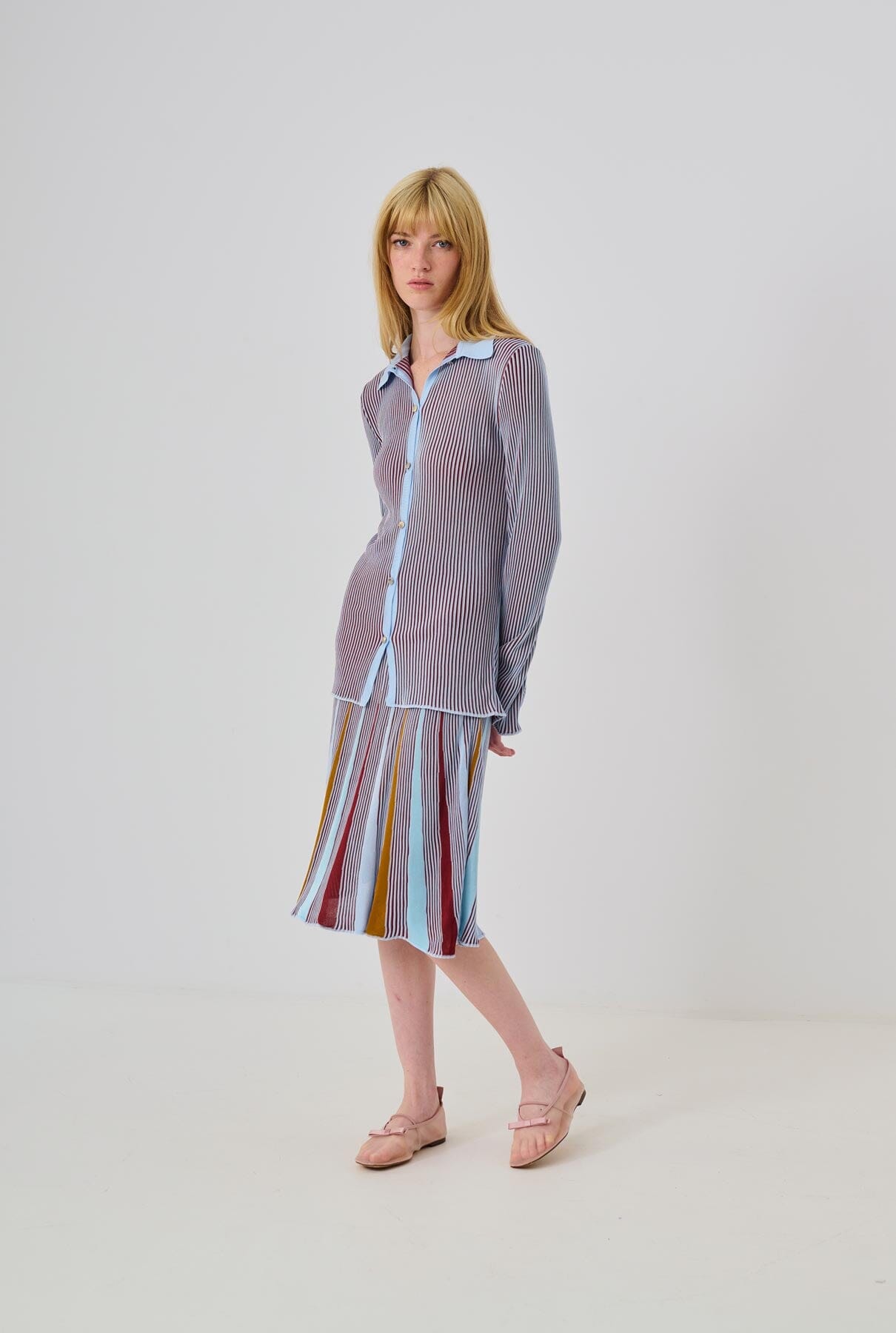 Sicilia Long skirt Blue