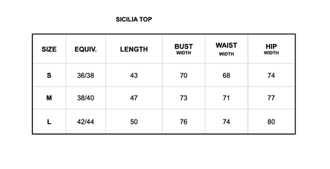 Sicilia Top Red