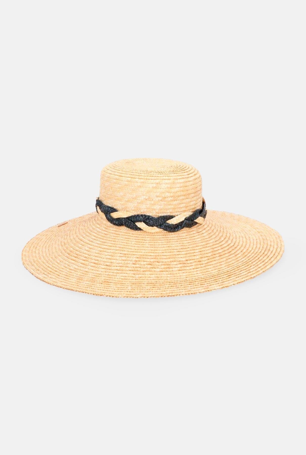 Sombrero Cuchi braid bicolor negro-natural